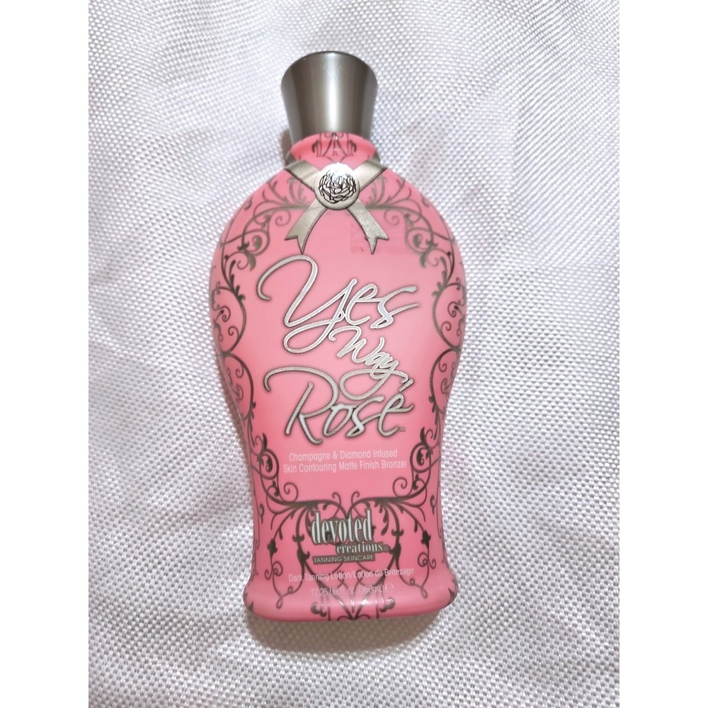 Devoted Creations Yes Way Rose Matte Bronzer Tanning Lotion NEW